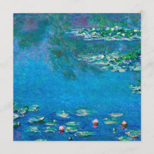 Claude Monet - Wasser-Lilien 1906 Einladung