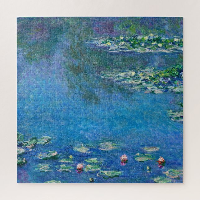 Claude Monet - Wasser-Lilien 1906 Puzzle (Vertikal)