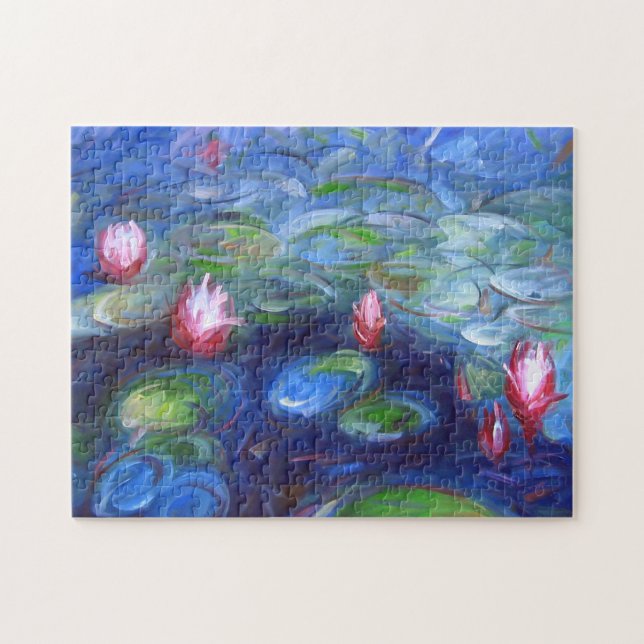 Claude Monet: Wasser-Lilien 2 Puzzle (Horizontal)