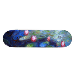 Claude Monet: Wasser-Lilien 2 Skateboard