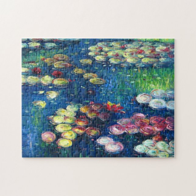 Claude Monet: Wasser-Lilien 3 Puzzle (Horizontal)