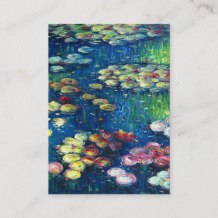 Claude Monet: Wasser-Lilien 3 Visitenkarte