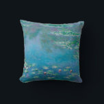 Claude Monet. Wasser Lilien. Französischer Impress Kissen<br><div class="desc">Claude Monet "Water Lilies" werfen Kissen.</div>