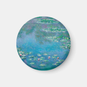 Claude Monet. Wasser Lilien. Französischer Impress Magnet