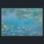 Claude Monet. Wasser Lilien. Französischer Impress Seidenpapier<br><div class="desc">Claude Monet "Water Lilies" Gewebepapier.</div>