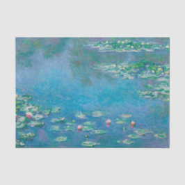 Claude Monet. Wasser Lilien. Französischer Impress Seidenpapier