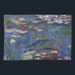 Claude Monet-Wasser-Lilien Geschirrtuch<br><div class="desc">Claude Monet-Wasser-Lilien</div>
