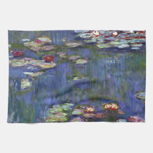 Claude Monet-Wasser-Lilien Geschirrtuch