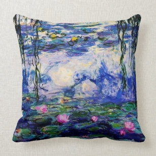 Claude Monet-Wasser-Lilien Kissen