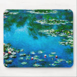 Claude Monet-Wasser-Lilien Mousepad<br><div class="desc">Die Wasser-Lilien,  die im Jahre 1906 gemacht werden,  ist eine von Claude Monets berühmtesten Malereien. Eine elegante Mausunterlage mit Vielzahl von Blauem,  von Grünem und von Gelbem für Impressionismusliebhaber und -jeder,  der wirkliche schöne Kunst schätzt.</div>