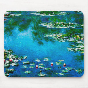 Claude Monet-Wasser-Lilien Mousepad
