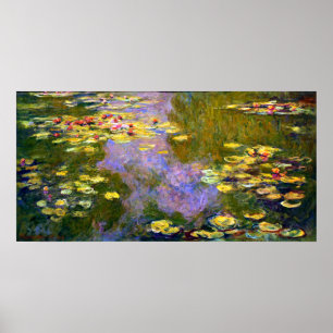 Claude Monet: Wasser-Lilien Poster