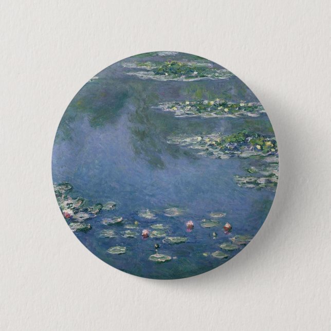 Claude Monet - Wasser-Lilien - Ryerson 1906 Button (Vorderseite)