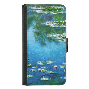 Claude Monet-Wasser-Lilien Samsung Galaxy S5 Geldbeutel Hülle