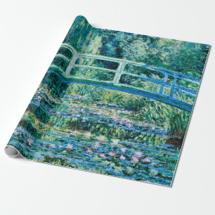 Claude Monet - Wasserläufer und Japanische Brück Geschenkpapier
