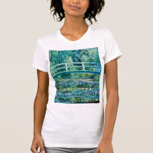Claude Monet - Wasserläufer und Japanische Brück T-Shirt