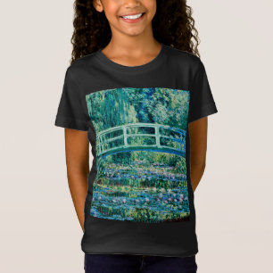Claude Monet - Wasserläufer und Japanische Brück T-Shirt