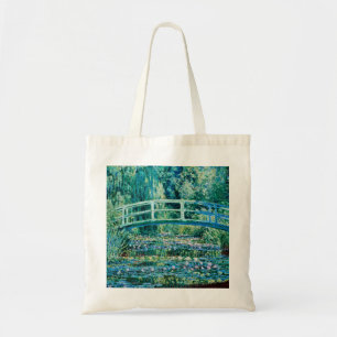 Claude Monet - Wasserläufer und Japanische Brück Tragetasche