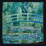 Claude Monet - Wasserläufer und Japanische Brücke Halstuch<br><div class="desc">Claude Monet - Wasserläufer und Japanische Brücke (1899)</div>