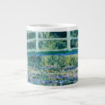 Claude Monet - Wasserläufer und Japanische Brücke Jumbo-Tasse<br><div class="desc">Claude Monet - Wasserläufer und Japanische Brücke (1899)</div>