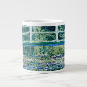 Claude Monet - Wasserläufer und Japanische Brücke Jumbo-Tasse