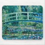 Claude Monet - Wasserläufer und Japanische Brücke Mousepad<br><div class="desc">Claude Monet - Wasserläufer und Japanische Brücke</div>