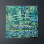 Claude Monet - Wasserläufer und Japanische Brücke Wandteppich<br><div class="desc">Claude Monet - Wasserläufer und Japanische Brücke (1899)</div>