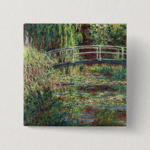 Claude Monet   Wasserlilie Teich: Pink Harmony, 19 Button