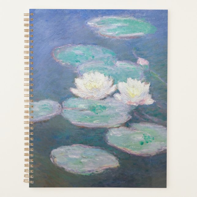 Claude Monet - Wasserlilien, Abend-Effekt Planer (Vorderseite)