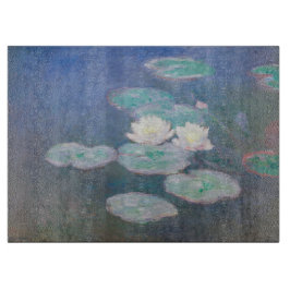 Claude Monet - Wasserlilien, Abend-Effekt Schneidebrett