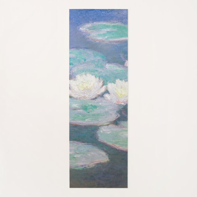 Claude Monet - Wasserlilien, Abend-Effekt Yogamatte (Vorderseite)