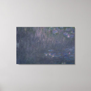 Claude Monet Wasserlilien: Baumreflektionen Leinwanddruck