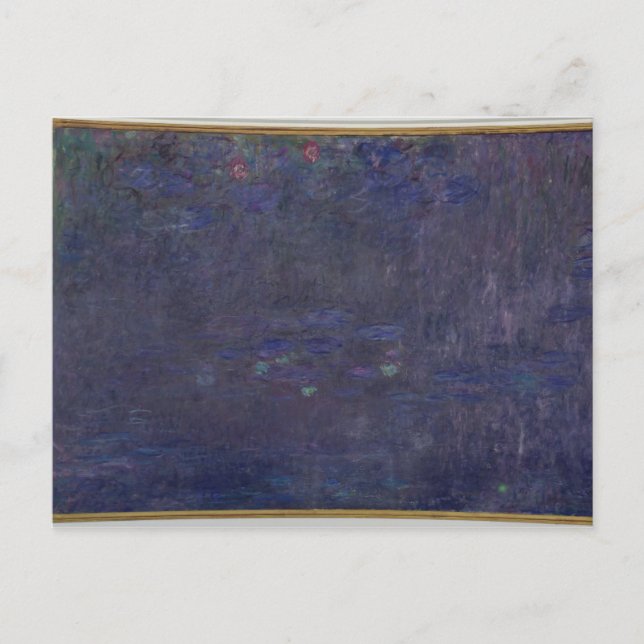 Claude Monet | Wasserlilien: Baumreflektionen Postkarte (Vorderseite)