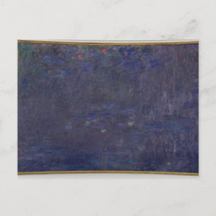 Claude Monet   Wasserlilien: Baumreflektionen Postkarte