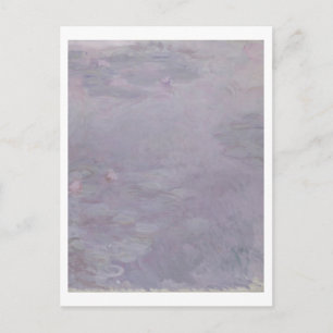 Claude Monet   Wasserlilien in hellen Farben Postkarte