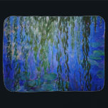 Claude Monet - Wasserlilien mit weinender Weide Babydecke<br><div class="desc">Wasserhähne mit weinenden Weidenzweigen / Nympheas avec rameaux de saule von Claude Monet in den Jahren 1916-1919</div>