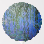 Claude Monet - Wasserlilien mit weinender Weide Ballon<br><div class="desc">Wasserhähne mit weinenden Weidenzweigen / Nympheas avec rameaux de saule von Claude Monet in den Jahren 1916-1919</div>