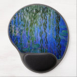 Claude Monet - Wasserlilien mit weinender Weide Gel Mousepad<br><div class="desc">Wasserhähne mit weinenden Weidenzweigen / Nympheas avec rameaux de saule von Claude Monet in den Jahren 1916-1919</div>