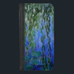 Claude Monet - Wasserlilien mit weinender Weide iPhone 8/7 Geldbeutel-Hülle<br><div class="desc">Wasserhähne mit weinenden Weidenzweigen / Nympheas avec rameaux de saule von Claude Monet in den Jahren 1916-1919</div>