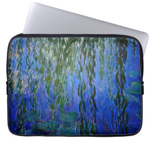 Claude Monet - Wasserlilien mit weinender Weide Laptopschutzhülle