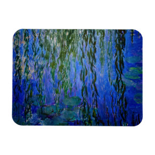 Claude Monet - Wasserlilien mit weinender Weide Magnet