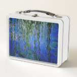 Claude Monet - Wasserlilien mit weinender Weide Metall Brotdose<br><div class="desc">Wasserhähne mit weinenden Weidenzweigen / Nympheas avec rameaux de saule von Claude Monet in den Jahren 1916-1919</div>
