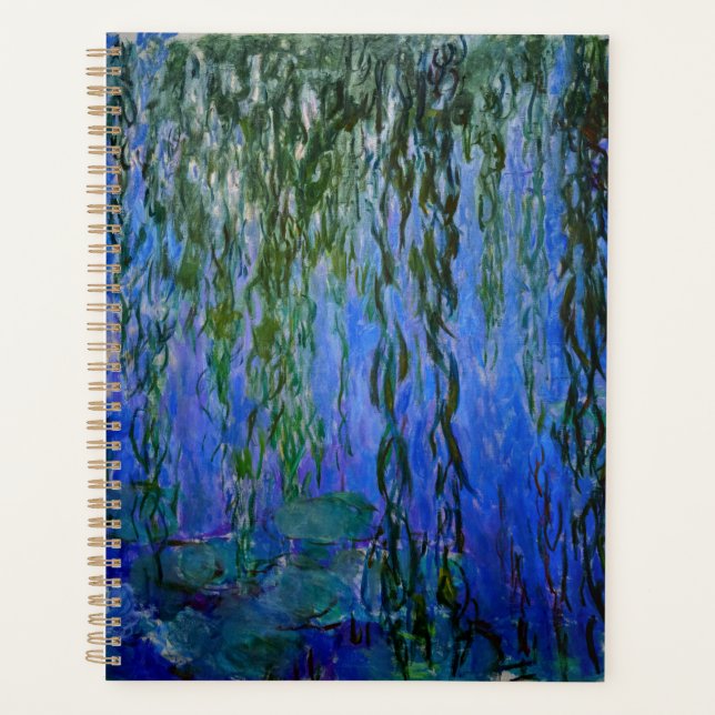 Claude Monet - Wasserlilien mit weinender Weide Planer (Vorderseite)