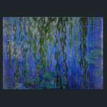 Claude Monet - Wasserlilien mit weinender Weide Schneidebrett<br><div class="desc">Wasserhähne mit weinenden Weidenzweigen / Nympheas avec rameaux de saule von Claude Monet in den Jahren 1916-1919</div>