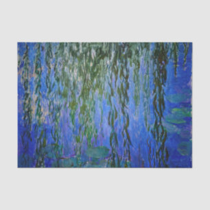 Claude Monet - Wasserlilien mit weinender Weide Seidenpapier
