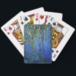 Claude Monet - Wasserlilien mit weinender Weide Spielkarten<br><div class="desc">Wasserhähne mit weinenden Weidenzweigen / Nympheas avec rameaux de saule von Claude Monet in den Jahren 1916-1919</div>