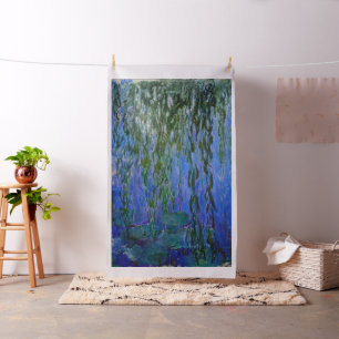 Claude Monet - Wasserlilien mit weinender Weide Stoff