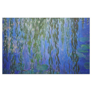 Claude Monet - Wasserlilien mit weinender Weide Stoff