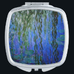Claude Monet - Wasserlilien mit weinender Weide Taschenspiegel<br><div class="desc">Wasserhähne mit weinenden Weidenzweigen / Nympheas avec rameaux de saule von Claude Monet in den Jahren 1916-1919</div>