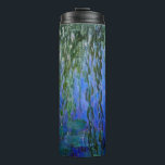 Claude Monet - Wasserlilien mit weinender Weide Thermosbecher<br><div class="desc">Wasserhähne mit weinenden Weidenzweigen / Nympheas avec rameaux de saule von Claude Monet in den Jahren 1916-1919</div>